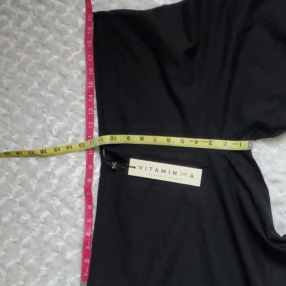 VITAMIN A Black Gold Coast Voile Malia Pant Cover-up ~ NWT - Picture 10 of 16